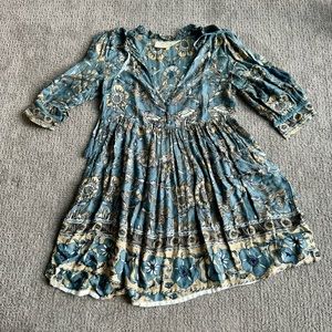 Jens Pirate Booty Wallflower Coastal Lace up mini Dress L